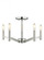Vector Five Light Semi-Flush Mount (7725|7724305-962)