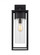 Vado transitional 1-light LED outdoor exterior extra large wall lantern sconce in black finish with (7725|8831101EN7-12)