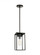 Vado modern 1-light outdoor pendant lantern in antique bronze finish with clear glass shade (7725|6231101-71)