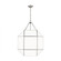 Morrison modern 4-light indoor dimmable ceiling pendant hanging chandelier light in brushed nickel s (7725|5279454-962)