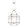 Morrison modern 4-light LED indoor dimmable ceiling pendant hanging chandelier light in brushed nick (7725|5279404EN-962)