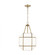 Morrison modern 3-light LED indoor dimmable small ceiling pendant hanging chandelier light in satin (7725|5179453EN-848)