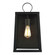 Marinus modern 1-light outdoor exterior large wall lantern sconce in black finish with clear glass p (7725|8737101-12)