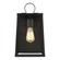 Marinus modern 1-light LED outdoor exterior medium wall lantern sconce in black finish with clear gl (7725|8637101EN7-12)