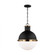Hanks transitional 1-light LED indoor dimmable medium ceiling hanging single pendant light in midnig (7725|6577101EN3-112)