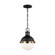Hanks transitional 1-light LED indoor dimmable mini ceiling hanging single pendant light in midnight (7725|6177101EN3-112)
