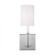 Greenwich modern farmhouse 1-light indoor dimmable bath vanity wall sconce in brushed nickel silver (7725|4167101-962)