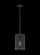 Gereon traditional 1-light indoor dimmable ceiling hanging single pendant in black finish (7725|6128501-12)