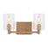 Fullton modern 2-light indoor dimmable bath vanity wall sconce in satin brass gold finish (7725|4464202-848)