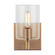 Fullton modern 1-light indoor dimmable bath vanity wall sconce in satin brass gold finish (7725|4164201-848)