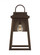 Founders modern 1-light LED outdoor exterior large wall lantern sconce in antique bronze finish with (7725|8748401EN7-71)