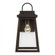 Founders modern 1-light LED outdoor exterior large wall lantern sconce in antique bronze finish with (7725|8748401EN3-71)