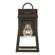 Founders modern 1-light LED outdoor exterior small wall lantern sconce in antique bronze finish with (7725|8548401EN3-71)