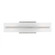 Dex contemporary 2-light LED indoor dimmable small bath vanity wall sconce in brushed nickel silver (7725|4454302EN3-962)