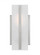 Dex contemporary 1-light indoor dimmable bath vanity wall sconce in brushed nickel silver finish wit (7725|4154301-962)