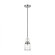 Anders industrial 1-light indoor dimmable mini pendant in polished nickel finish with clear glass sh (7725|6544701-962)