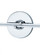 Wall MonoRail 4'' Round Direct Canopy Single-Feed With LED Transformer (75|700WMOP4R60ES-LED)