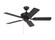 Linden 44'' traditional indoor/outdoor bronze ceiling fan with reversible motor (38|5LDO44BZ)