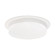 Stockton 6-in White Dimmable LED Flush Mount (461|FM42706-WH)