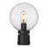 1 Light Outdoor Post Mount Fixture (276|599PHM-BK)
