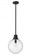 1 Light Outdoor Pendant (276|599P12-BK)