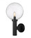 1 Light Outdoor Wall Light (276|599B-BK)