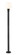 1 Light Outdoor Post Mounted Fixture (276|597PHB-567P-BK)