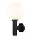 1 Light Outdoor Wall Light (276|597B-BK)