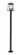 4 Light Outdoor Post Mounted Fixture (276|521PHBS-536P-BK)