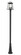 4 Light Outdoor Post Mounted Fixture (276|521PHBR-519P-BK)