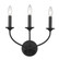 3 Light Wall Sconce (276|3500-3S-MB)