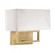 2-Light Wall Sconce in Natural Brass (8483|M90095NB)