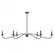 6-Light Chandelier in Matte Black (8483|M100119MBK)
