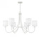 6-Light Chandelier in Bisque White (8483|M100117BQW)