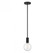 Wright 1-Light Mini-Pendant in Matte Black (128|7-3075-1-89)