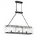 Genry 3-Light Linear Chandelier in Matte Black (128|1-8203-3-89)