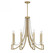 Helen 8-Light Chandelier in Warm Brass (128|1-8804-8-322)