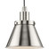 Hinton Collection One-Light Brushed Nickel Modern Farmhouse Pendant (149|P500383-009)