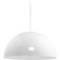 Perimeter Collection One-Light White Mid-Century Modern Pendant with metal Shade (149|P500380-030)