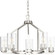 Goodwin Collection Five-Light Brushed Nickel Modern Farmhouse Chandelier (149|P400316-009)