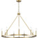 Gilliam Collection Nine-Light Vintage Brass New Traditional Chandelier (149|P400314-163)