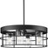 Burgess Collection Four-Light Matte Black Modern Farmhouse Chandelier (149|P400311-31M)