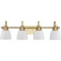 Preston Collection Four-Light Coastal Vintage Brass Bath and Vanity Light (149|P300429-163)