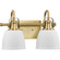 Preston Collection Two-Light Coastal Vintage Brass Bath and Vanity Light (149|P300427-163)