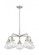 Olean - 5 Light - 25 inch - Satin Nickel - Chandelier (3442|916-5CR-SN-G324)