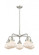 Olean - 5 Light - 25 inch - Satin Nickel - Chandelier (3442|916-5CR-SN-G321)