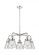 Cone - 5 Light - 25 inch - Polished Chrome - Chandelier (3442|916-5CR-PC-G62)