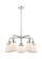 Cone - 5 Light - 25 inch - Polished Chrome - Chandelier (3442|916-5CR-PC-G61)