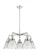Cone - 5 Light - 26 inch - Polished Chrome - Chandelier (3442|916-5CR-PC-G42)
