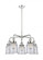 Whitney - 5 Light - 25 inch - Polished Chrome - Chandelier (3442|916-5CR-PC-G184)